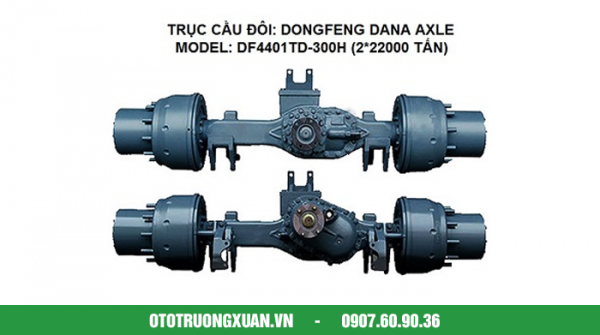 Xe ben Dongfeng 3 chân (6x4) Dongfeng DCI385 Thùng vuông - Hình ảnh 18