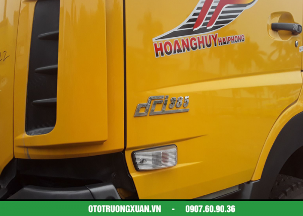 Xe ben 4 Chân DCI385( 8x4/385HP) thùng vuông - Hình ảnh 11