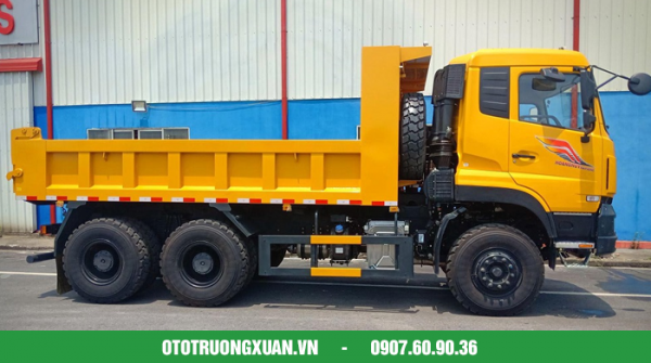 Xe ben Dongfeng 3 chân (6x4) Dongfeng DCI385 Thùng vuông - Hình ảnh 5