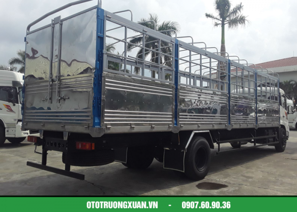Xe tải thùng 2 chân B180 thùng dài 9,5m (4X2) thùng bạt - Hình ảnh 5