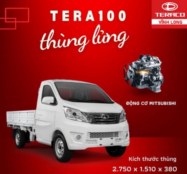 XE TẢI TERA 100 XE TẢI NHỎ DƯỚI 1 TẤN  BÁN CHẠY NHẤT VIỆT NAM - Hình ảnh 3