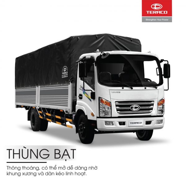 Xe Tải Tera 190SL - 1T9 Thùng Mui Bạt Dài 6m2 - Hình ảnh 2