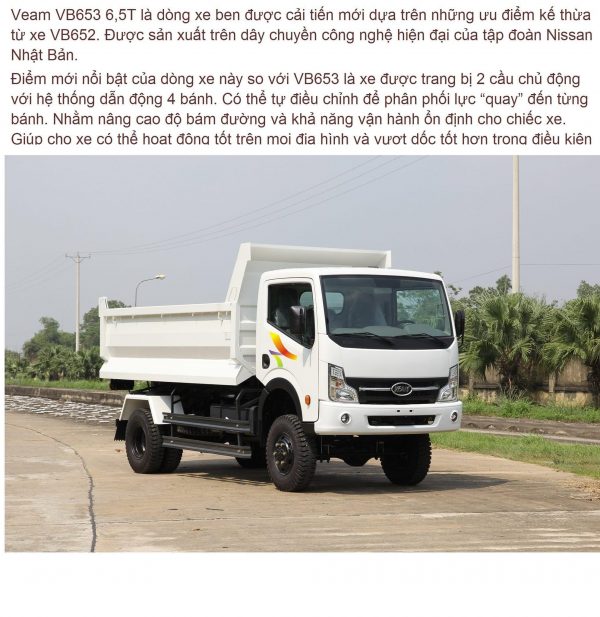 XE BEN VEAM VB653- 6tấn5 - Hình ảnh 14