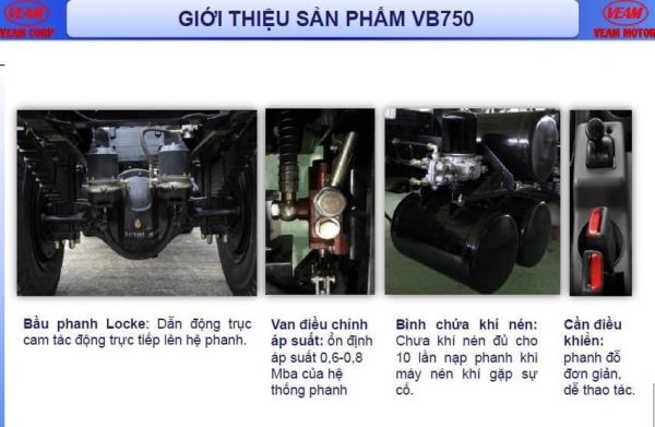 Xe Ben Veam VB750 7T2 - Hình ảnh 12