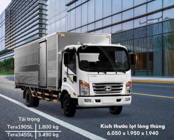 XE TẢI TERA190SL THÙNG KÍN - Hình ảnh 2