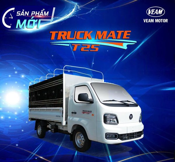 XE TẢI FOTON T25 MUI BẠT Tải trọng 990kg - Hình ảnh 2