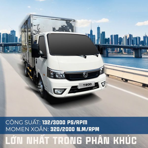 Xe tải TMT Captain T200 1.9 Tấn Thùng kín- Giá Tốt Tại Ô Tô Trường Xuân - Hình ảnh 4