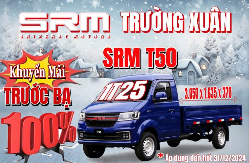 SRM T50 KHUYẾN MÃI 100% LPTB THÁNG 12/2024